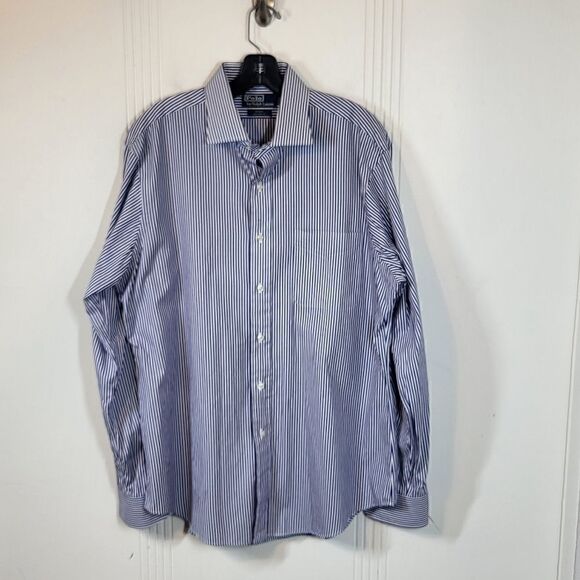 Ralph Lauren Men's Striped Button Down Shirt - Picture 1 of 6